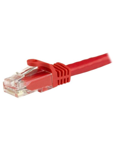 StarTech.com Cavo patch CAT6 da 7,5 m - Filo di rame al 100% - Connettore antistrappo - Rosso