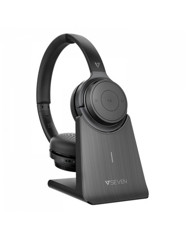 V7 HB600S cuffia e auricolare Wireless A Padiglione Musica e Chiamate USB tipo-C Bluetooth Nero