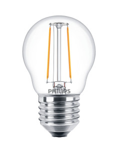Philips Lampadina candela trasparente a filamento 25 W P45 E27