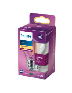 Philips Lampadina candela trasparente a filamento 40 W P45 E27 2