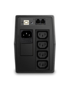 V7 UPS da scrivania UPS 600VA con 6 uscite, LCD touch (UPS1P600E) 2