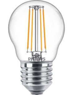 Philips Lampadina candela trasparente a filamento 40 W P45 E27