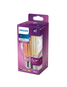 Philips Lampadina trasparente a filamento 150 W A67 E27 2