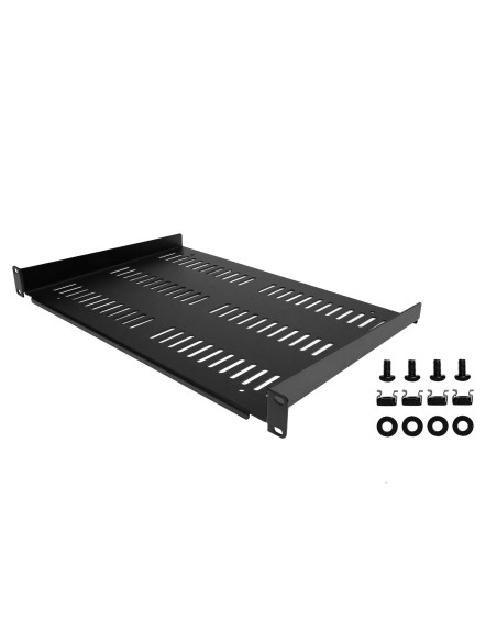 StarTech.com Mensola Rack 19" 1U - Ripiano Ventilato per Armadio Rack 19 pollici a sbalzo per Dispositivi e Apparecchiature di r