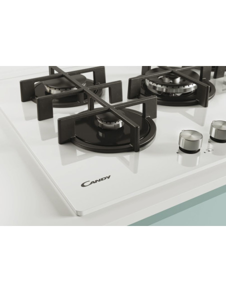 Candy Moderna CVG74WPW Bianco Da incasso 74 cm Gas 5 Fornello(i)