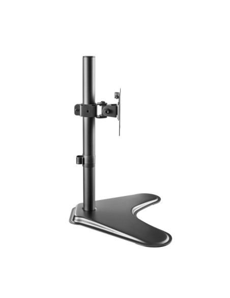 V7 Supporto per scrivania free-standing per display singolo da 13 a 32", con funzione di inclinazione e rotazione, VESA rimovibi