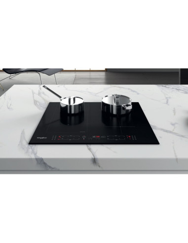 Whirlpool WL B1160 BF Nero Da incasso 59 cm Piano cottura a induzione 4 Fornello(i)