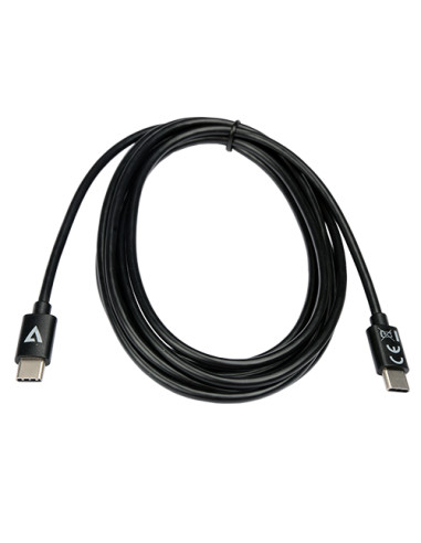 V7 V7USB2C-2M cavo USB USB 2.0 USB C Nero