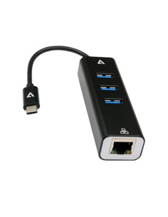 V7 V7UCRJ45USB3 replicatore di porte e docking station per laptop USB tipo-C Nero 2