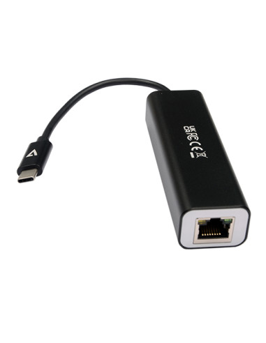 V7 V7UCRJ45USB3 replicatore di porte e docking station per laptop USB tipo-C Nero