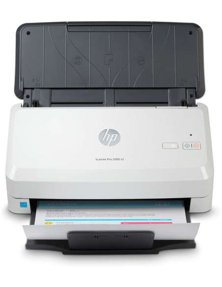 HP Scanjet Pro 2000 s2 Sheet-feed Scanner Scanner a foglio 600 x 600 DPI A4 Nero, Bianco
