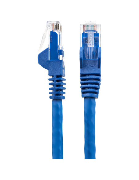 StarTech.com N6LPATCH3MBL cavo di rete Blu 3 m Cat6 U/UTP (UTP)
