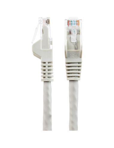 StarTech.com N6LPATCH3MGR cavo di rete Grigio 3 m Cat6 U/UTP (UTP)