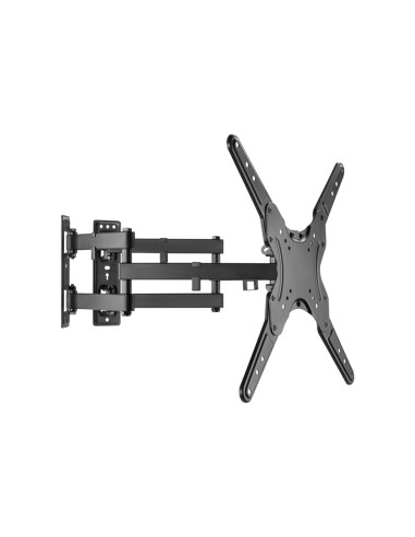 Equip 650328 Staffa per montaggio a parete del televisore ad angolo con movimento completo da 23“ a 55”.
