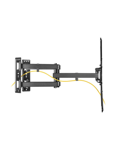 Equip 650328 Staffa per montaggio a parete del televisore ad angolo con movimento completo da 23“ a 55”.