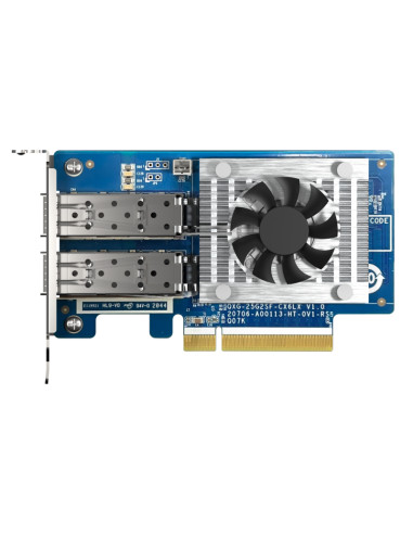 QNAP QXG-25G2SF-CX6 scheda di rete e adattatore Interno Fibra 25000 Mbit/s