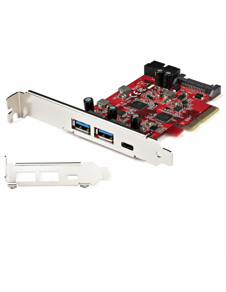 StarTech.com Scheda PCIe a 5 porte USB - Scheda PCIe USB 3.1 Gen 2 10Gbps con 1x USB-C e 2x USB-A - 1x 2 porte IDC (espansione i
