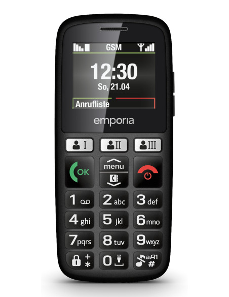 Emporia emporiaHAPPY 70 g Nero Telefono di livello base