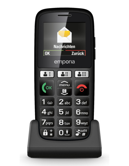 Emporia emporiaHAPPY 70 g Nero Telefono di livello base