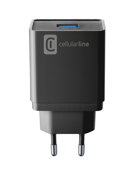 Cellularline USB Charger 10W - USB-C Caricabatterie da rete 10W con cavo USB-C