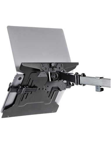 StarTech.com LAPTOP-ARM-TRAY supporto per laptop Braccio per computer portatile Nero