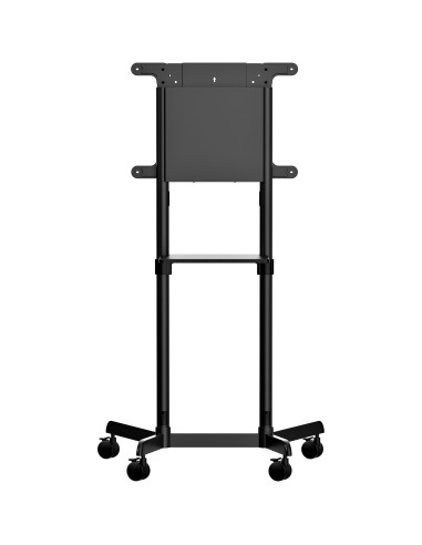 StarTech.com Carrello porta TV con ruote - Supporto TV portatile per schermi VESA da 37-70" (70 kg) - Supporto TV con ripiano e 