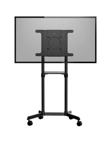 StarTech.com Carrello porta TV con ruote - Supporto TV portatile per schermi VESA da 37-70" (70 kg) - Supporto TV con ripiano e 