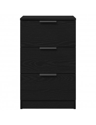 Comodino in Rovere Nero  - 40x65x65 cm