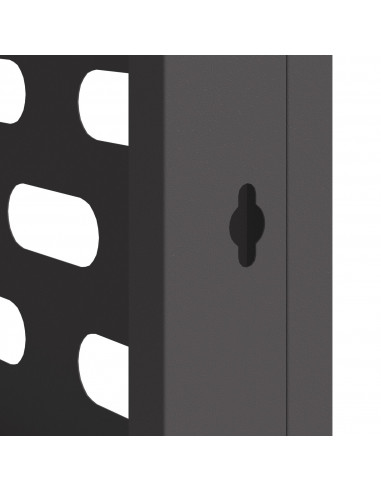 Copertura per climatizzatore  nera 110x50x105 cm