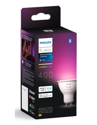 Philips Hue White and Color ambiance GU10 Faretto luminoso intelligente 4,2 W