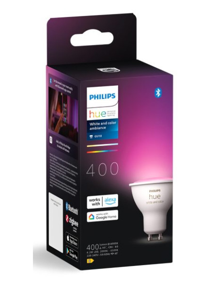 Philips Hue White and Color ambiance GU10 Faretto luminoso intelligente 4,2 W