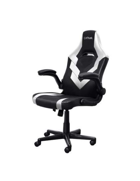 Trust GXT 703W RIYE Sedia per gaming universale Nero, Bianco