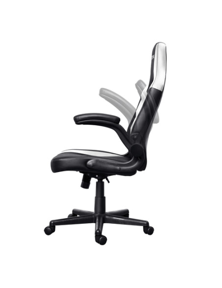 Trust GXT 703W RIYE Sedia per gaming universale Nero, Bianco