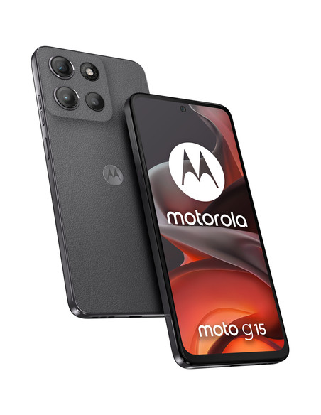 Motorola moto g15 17,1 cm (6.72") Doppia SIM Android 15 4G USB tipo-C 8 GB 256 GB 5200 mAh Grigio