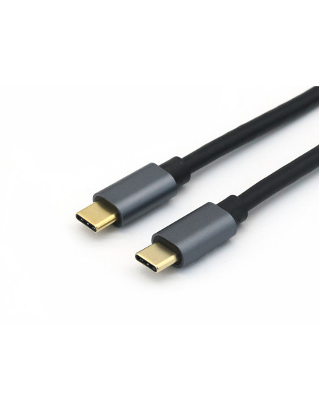 Equip 128354 Cavo USB 3.2 Gen 2 da C a C, M/M, 1,0 m, PD100W , 4K/60Hz, 10Gbps, nero