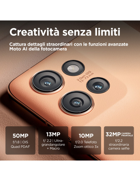 Motorola edge 50 16,9 cm (6.67") Doppia SIM Android 14 5G USB tipo-C 12 GB 512 GB 5000 mAh Pesca