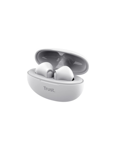 Trust Yavi Auricolare True Wireless Stereo (TWS) In-ear Musica e Chiamate USB tipo-C Bluetooth Bianco