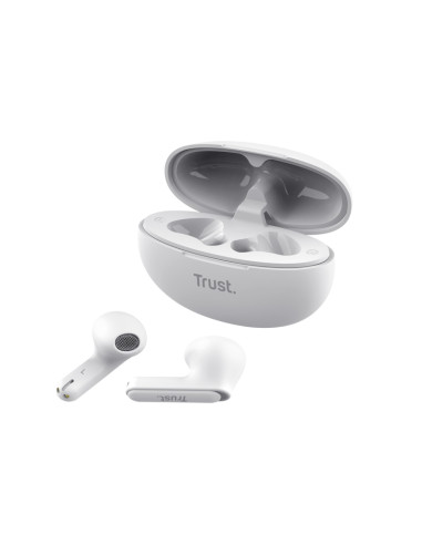 Trust Yavi Auricolare True Wireless Stereo (TWS) In-ear Musica e Chiamate USB tipo-C Bluetooth Bianco