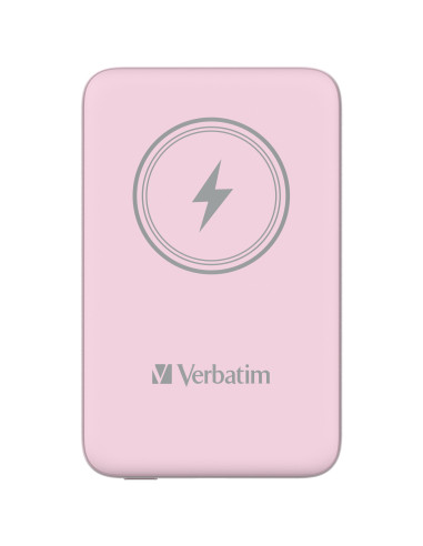 Verbatim Charge 'n' Go Polimeri di litio (LiPo) 10000 mAh Carica wireless Rosa