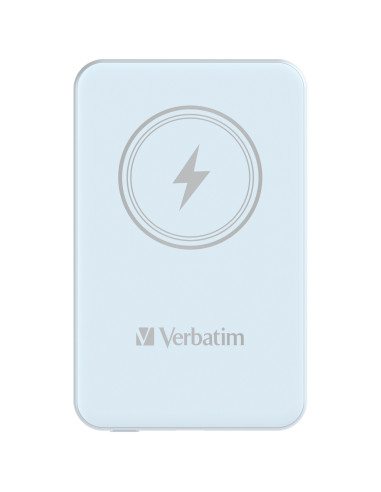 Verbatim Charge 'n' Go Polimeri di litio (LiPo) 5000 mAh Carica wireless Blu