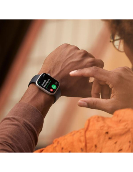 Apple Watch Series 8 GPS + Cellular 45mm Cassa in Alluminio color Galassia con Cinturino Sport Band Galassia - Regular