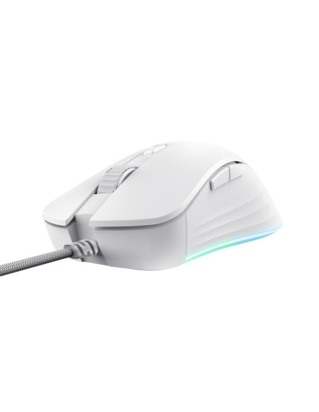 Trust GXT924W YBAR+ mouse Gaming Mano destra USB tipo A Ottico 25600 DPI