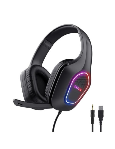 GXT416 ZIROX LED HEADSET BLK