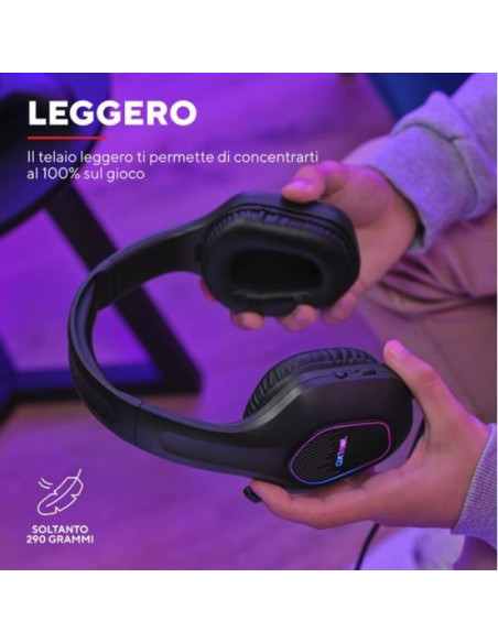 GXT416 ZIROX LED HEADSET BLK