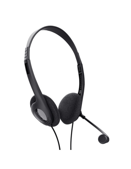 Trust 24659 cuffia e auricolare Cablato A Padiglione Musica e Chiamate Nero