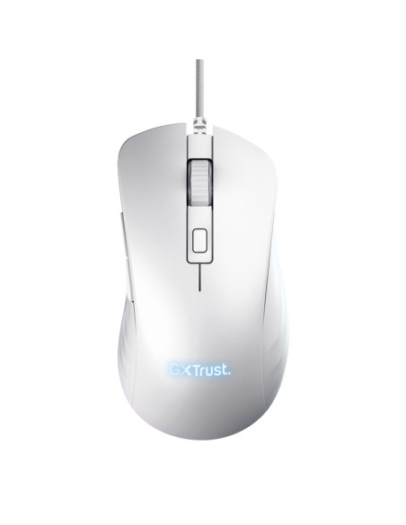 Trust GXT924W YBAR+ mouse Gaming Mano destra USB tipo A Ottico 25600 DPI