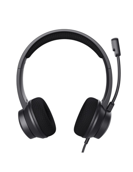 Trust HS-260 Auricolare Cablato Passanuca Ufficio USB tipo A Nero