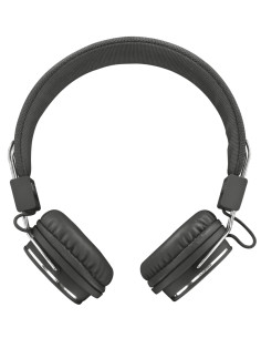 Trust Ziva Auricolare Cablato A Padiglione Musica e Chiamate Nero, Cromo 2