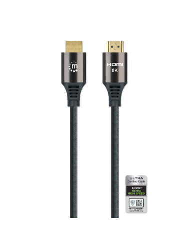 Manhattan 355933 cavo HDMI 1 m HDMI tipo A (Standard) Nero