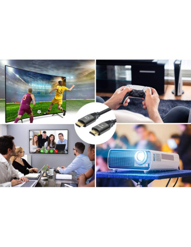 Manhattan 355933 cavo HDMI 1 m HDMI tipo A (Standard) Nero